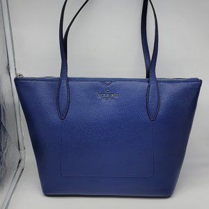 Kate Spade Harlow Tote Deep Azure